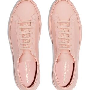 Pink Common Projects Sneakers
